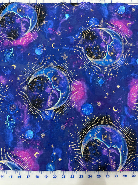 Cosmos Galaxy by Chong A Hwang for Timeless Treasures