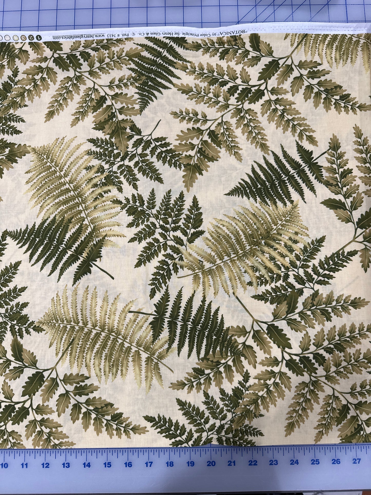 Botanical by Color Principle for Henry Glass Fabrics