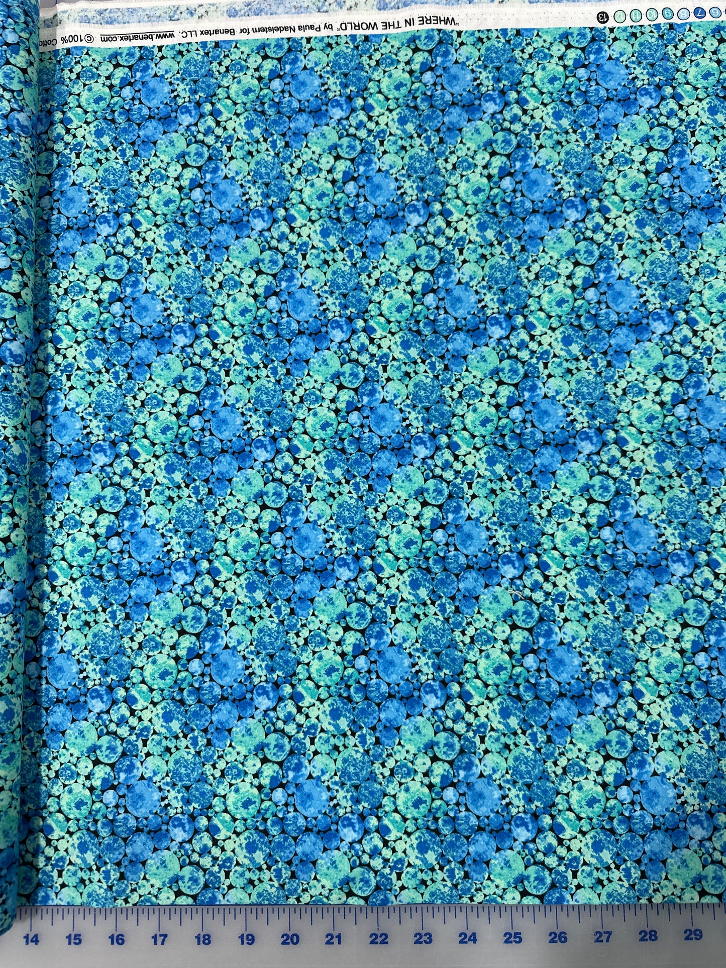 Where in the world by Paula Nadelstern for Benartex fabrics