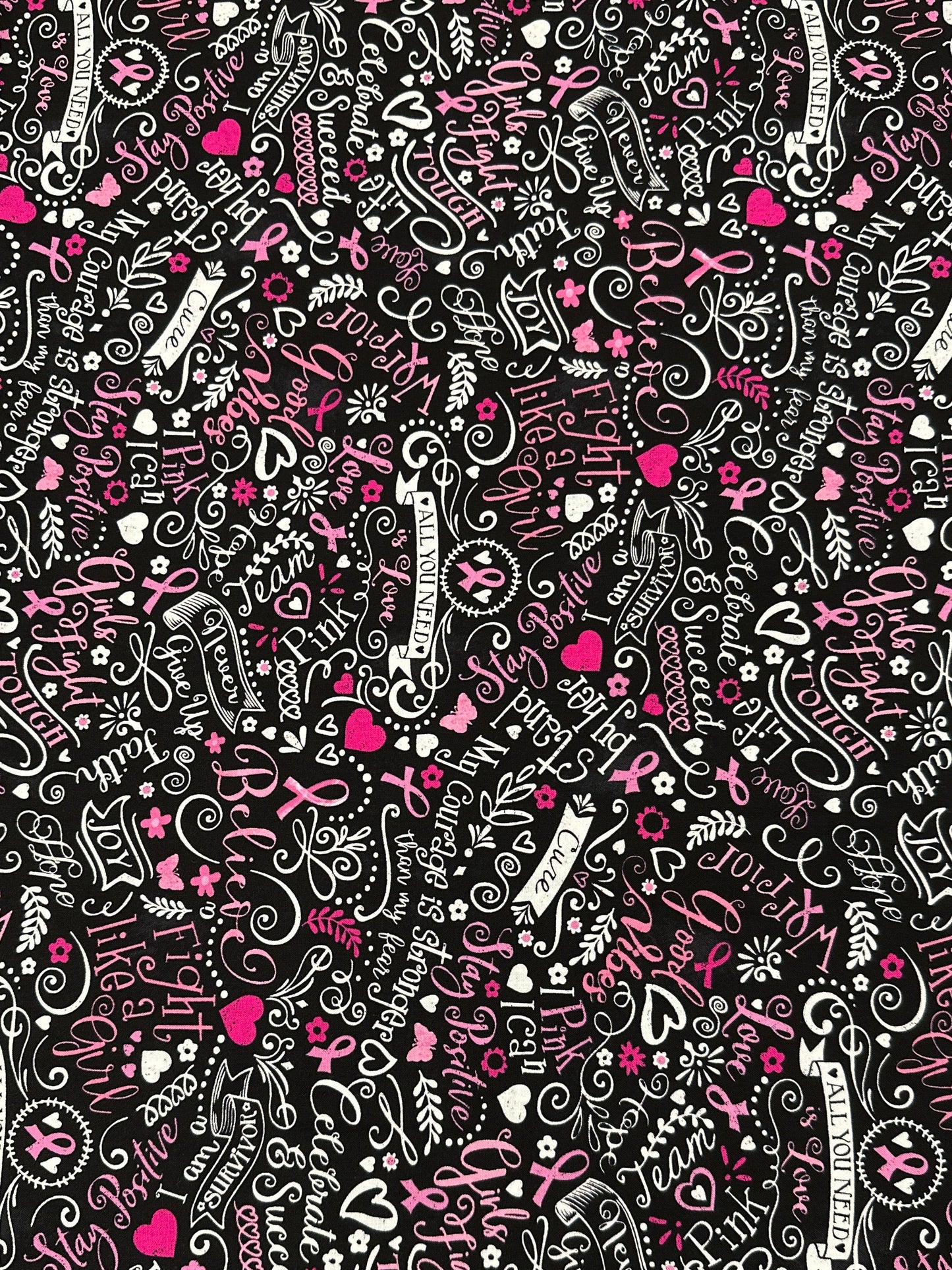 Gail - Breast Cancer fabric by Timeless Treasures