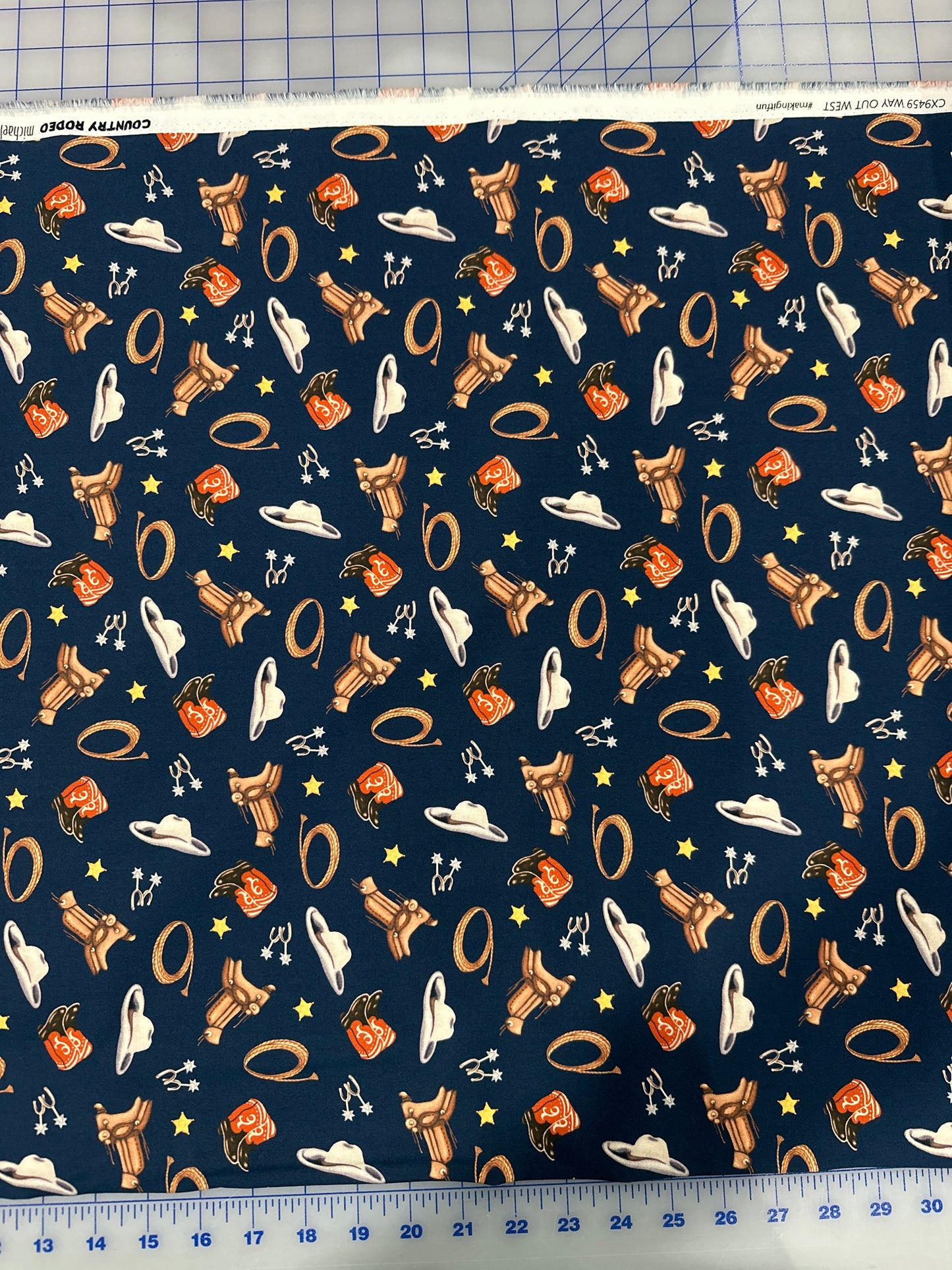 Courtney Rodeo - Home On The Range by Michael Miller Fabrics
