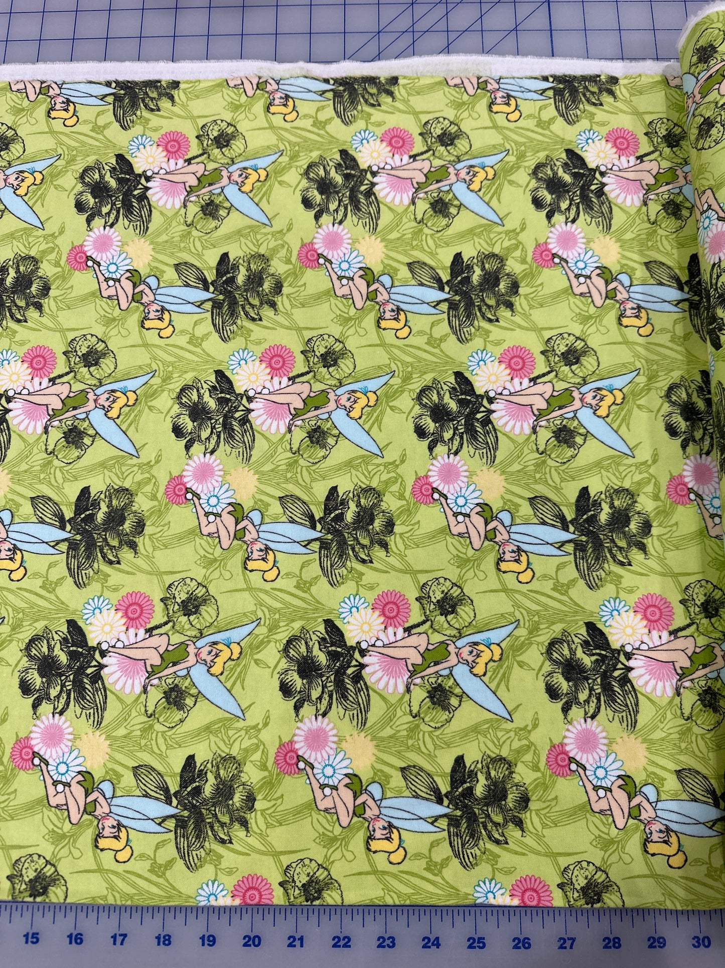 Flannel Tinkerbell Myst Forest
