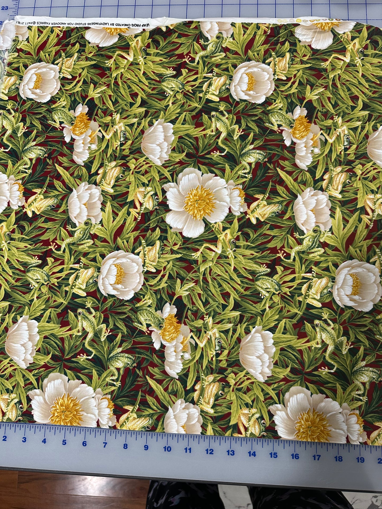 Leap Frog by Ladyfingers for Andover Fabrics