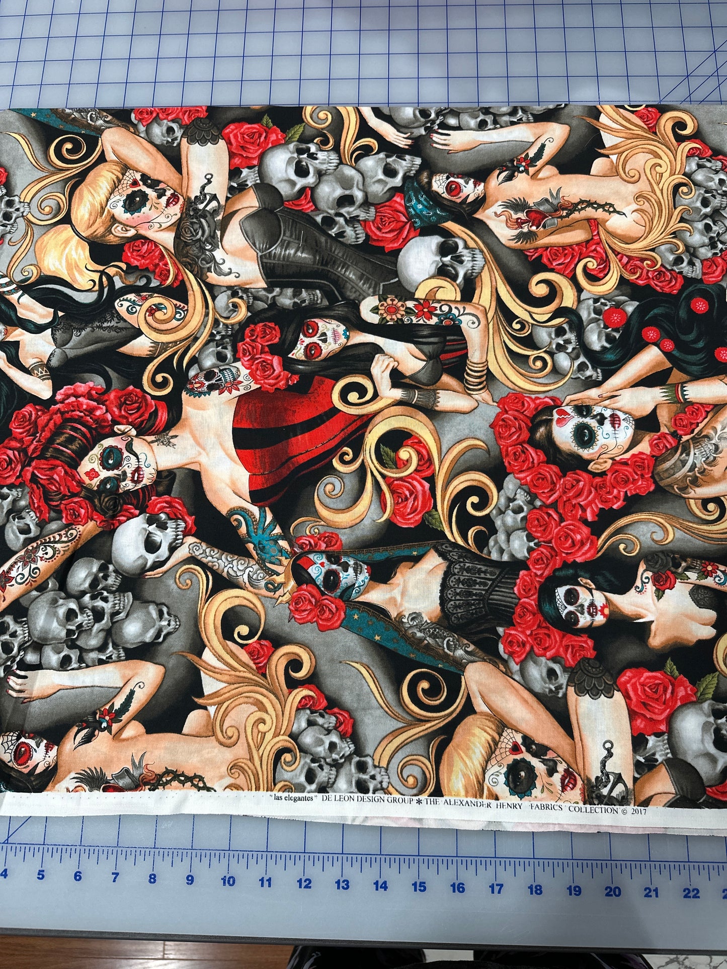 Las Elegantes De Leon Design Group for Alexander Henry Fabrics