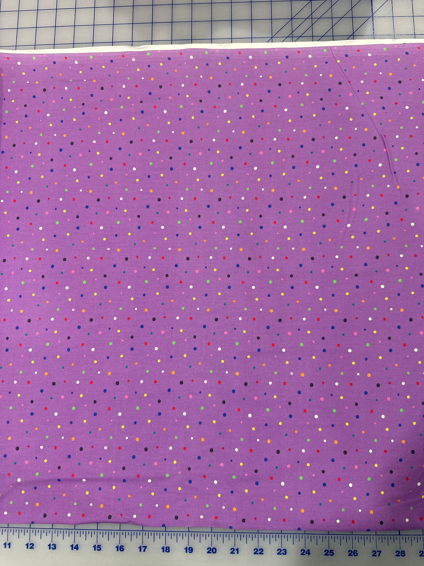 Polkadots on purple by Elizabeth Studios