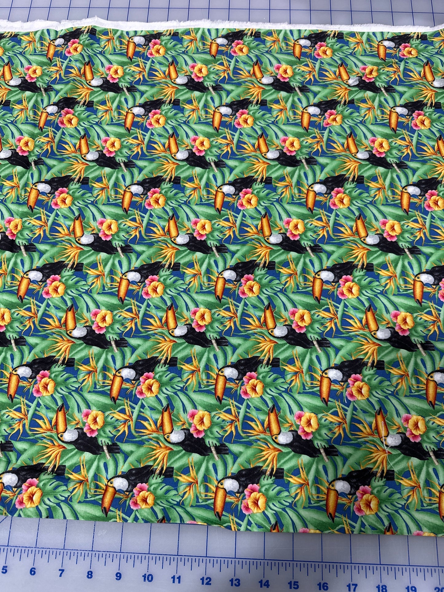 Tropical Birds - Tropical Vibes Collection - Blank Quilting