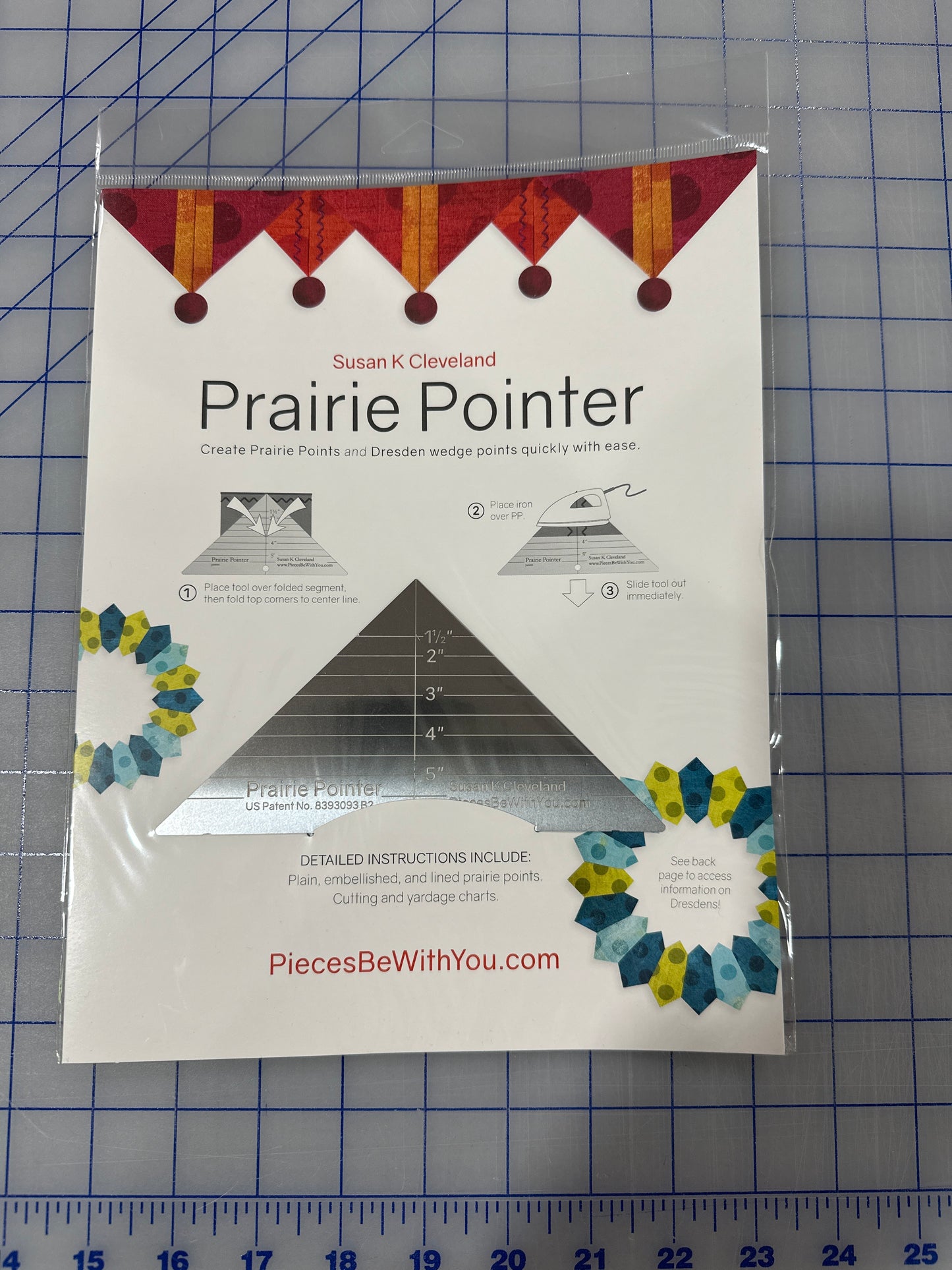 Prairie Pointer Ruler - Susan K Cleveland