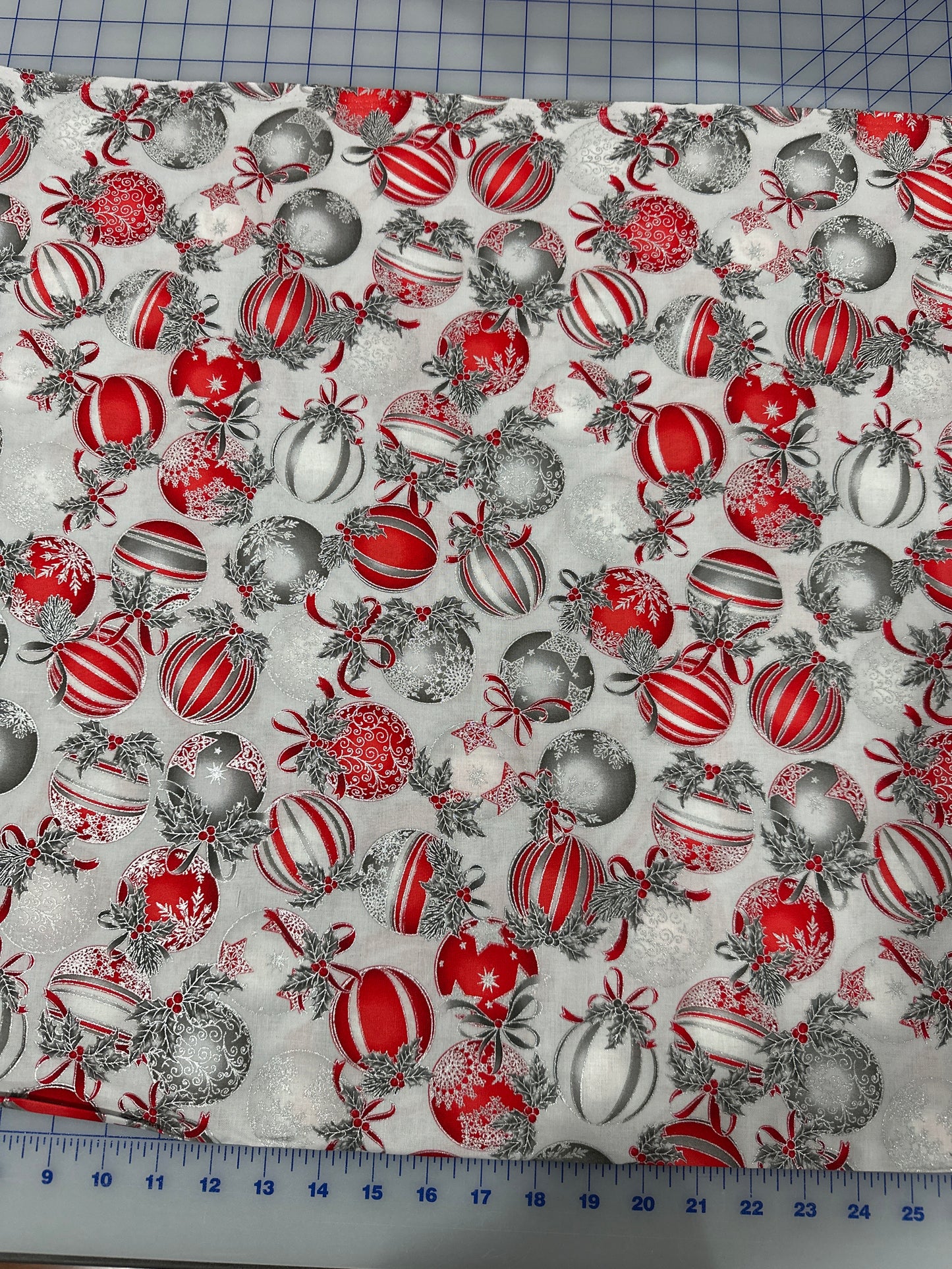 Holiday Flourish 15 Silver by Robert Kaufman Fabrics