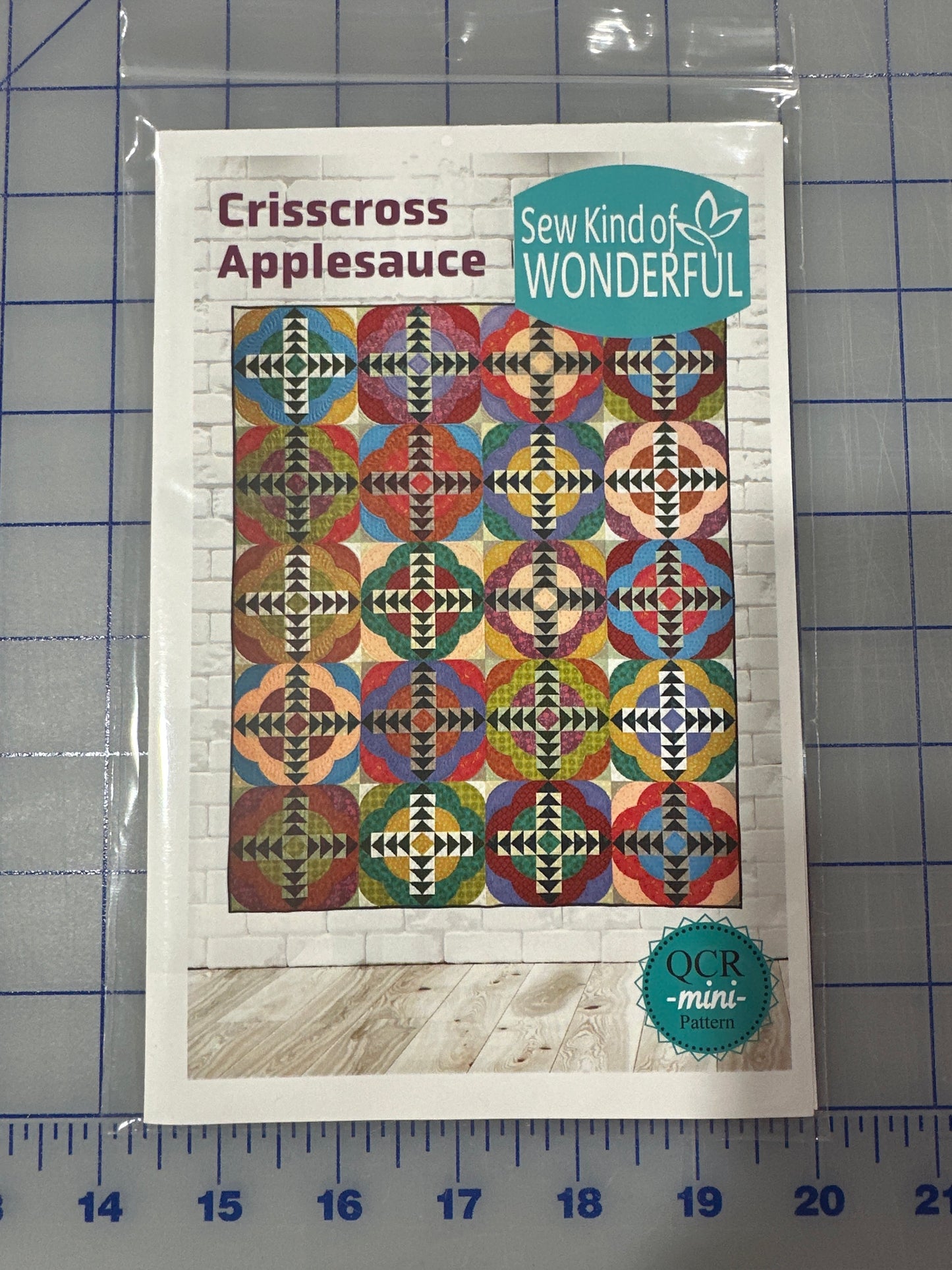 Sew Kind of Wonderful Crisscross Applesauce pattern