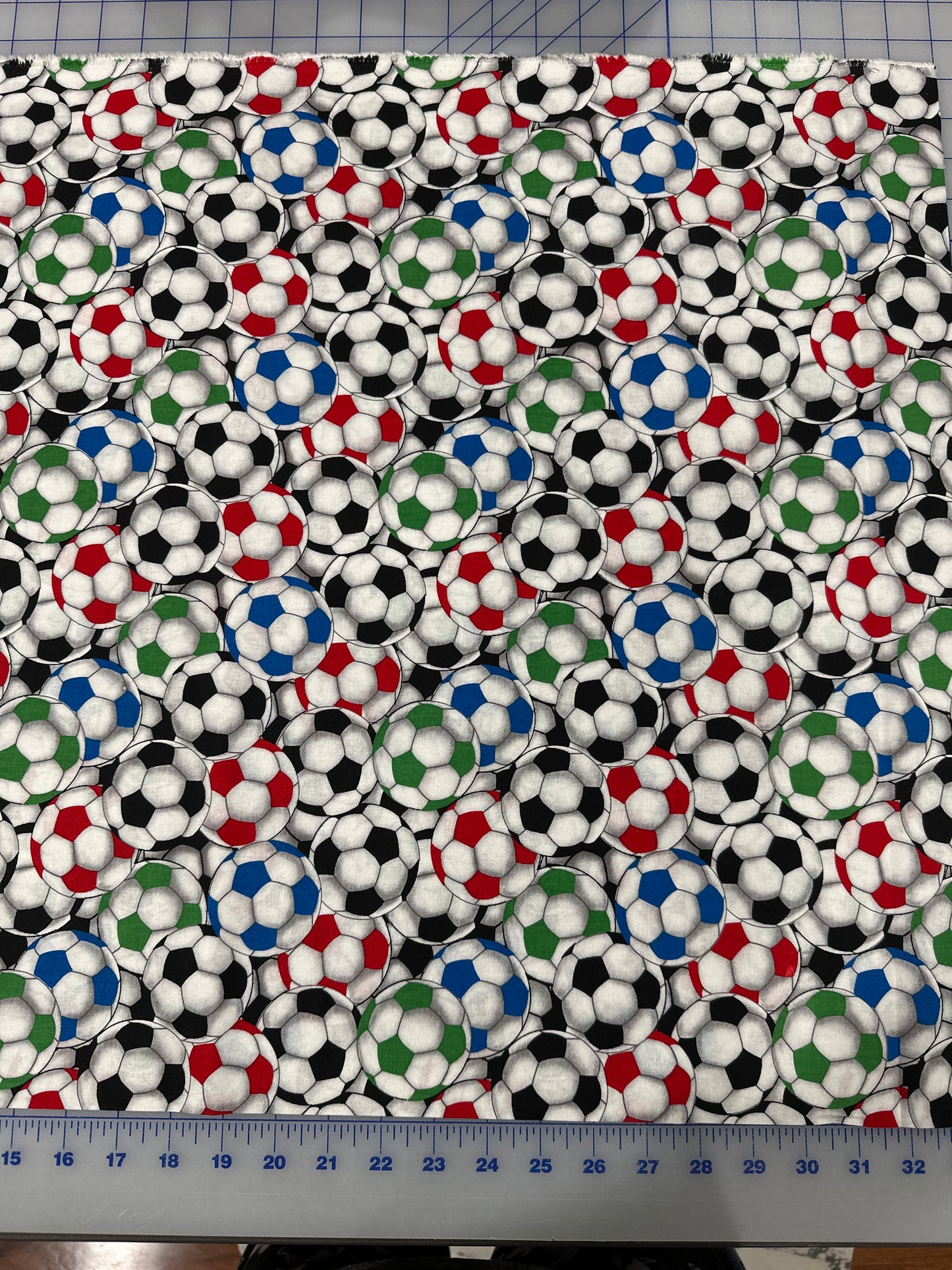 Packed Soccer Balls by David Textiles