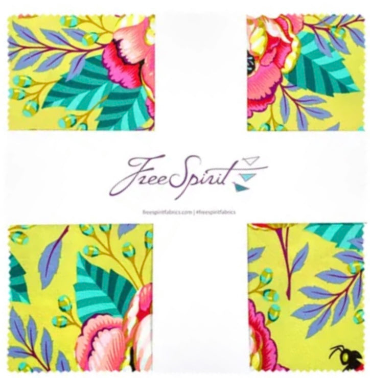 Moon Garden by Tula Pink for Freespirit Fabrics 10” Squares