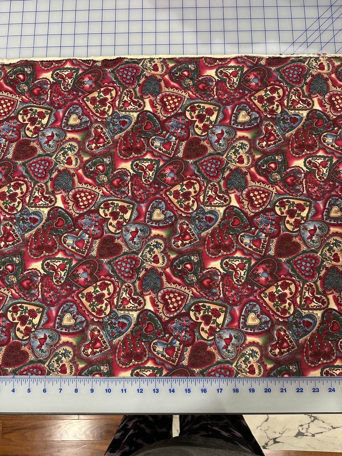 Sweet Hearts by Hoffman International Fabric