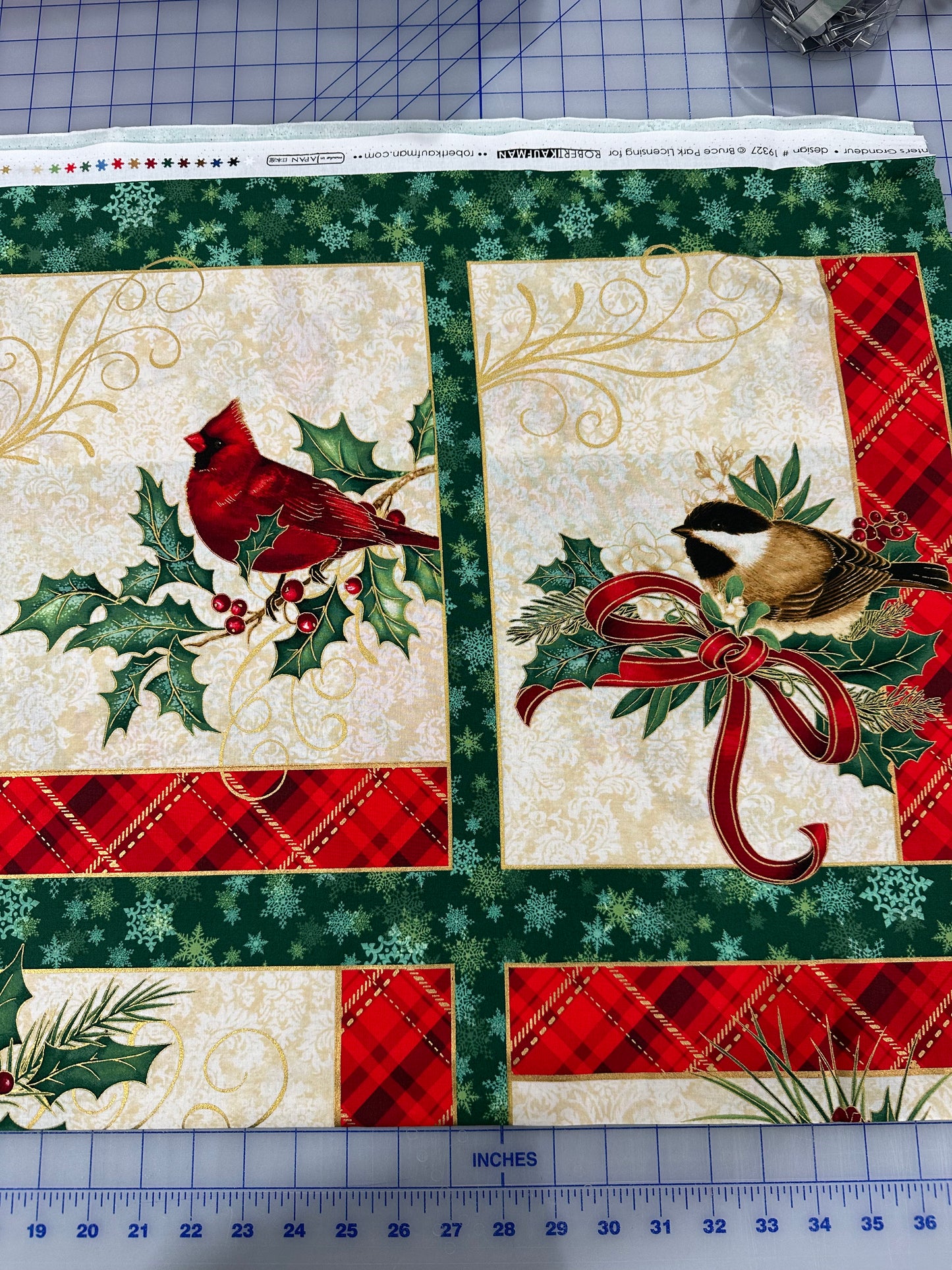 Winter Grandeur design #19327 by Bruce Park Licensing for Robert Kaufman