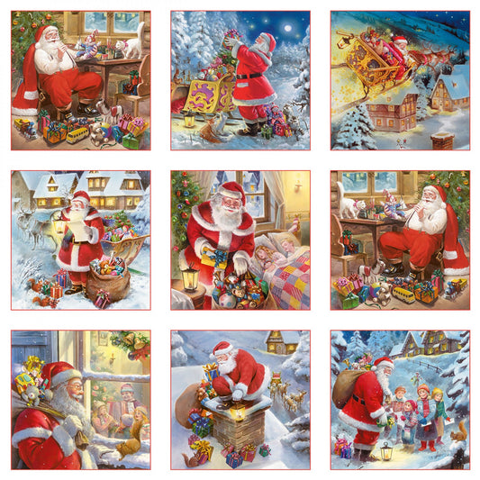 Santa Claus is Coming Block Panel - Elizabeth Studio