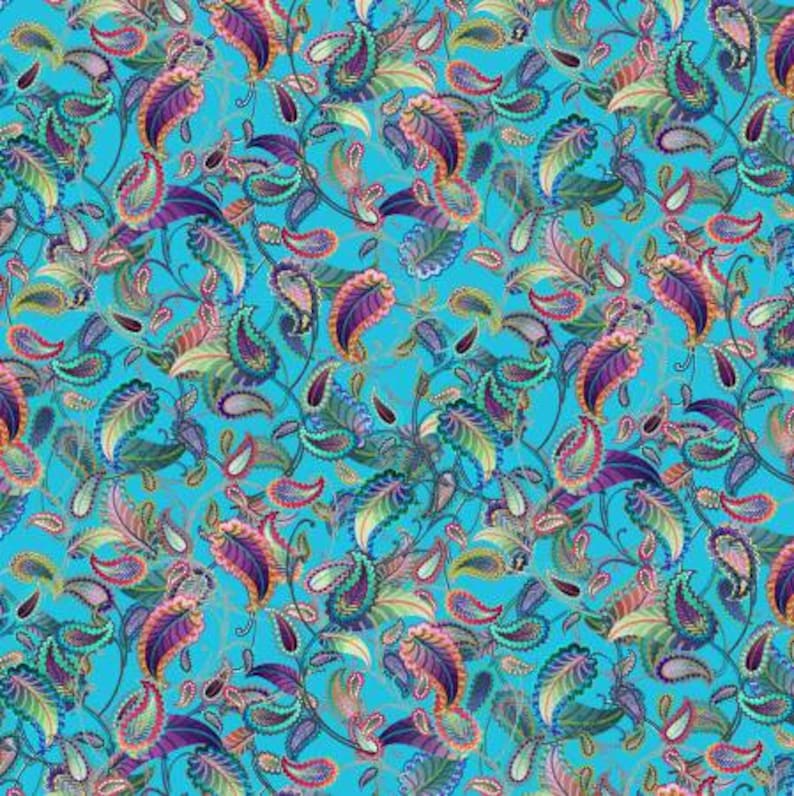 Blooming Paisley by Art Loft for Studio E Fabrics
