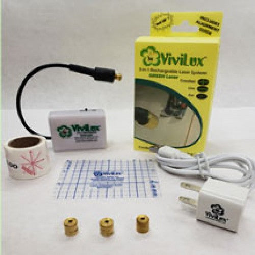 ViviLux 3-in-1 Rechargeable GREEN Laser System - Velcro