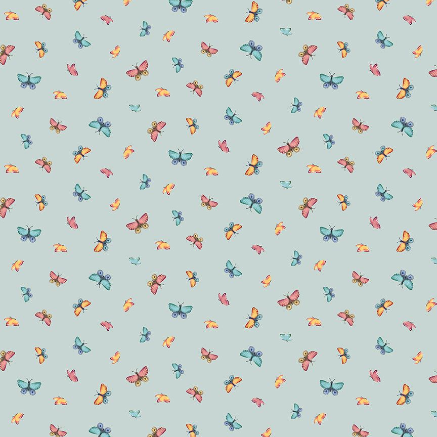 Blue Tiny Butterflies