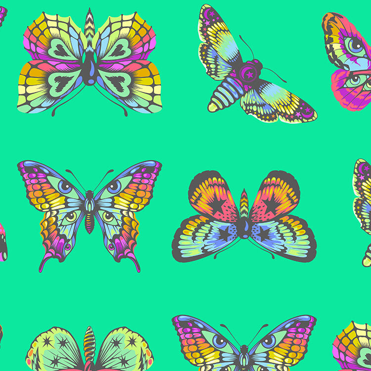 Butterfly Hugs - Lagoon by Tula Pink