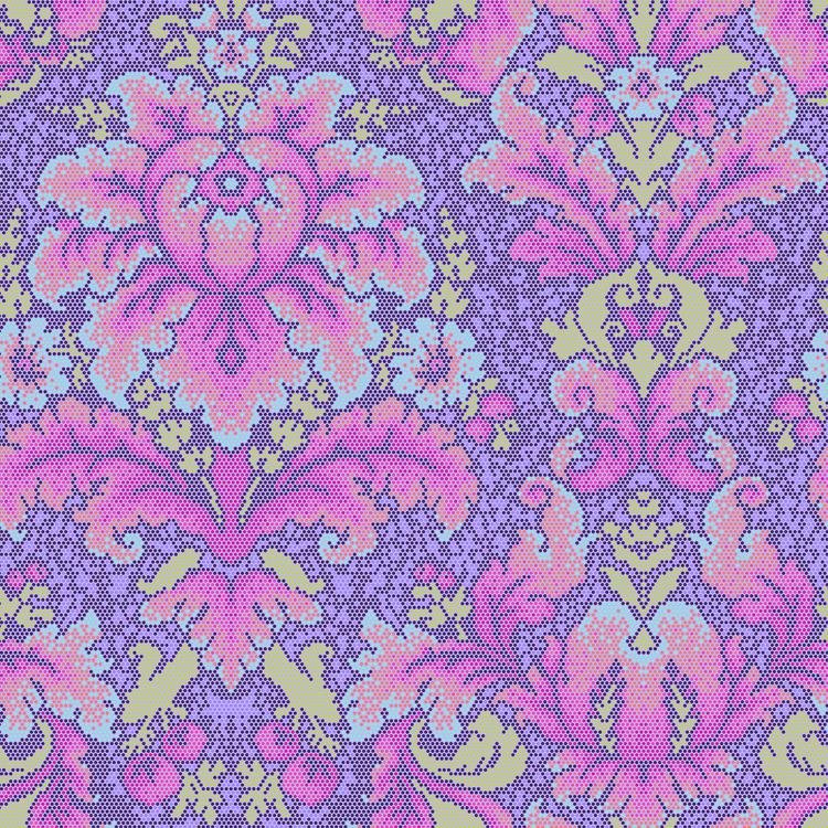 Damask Dot Violet by Tula Pink
