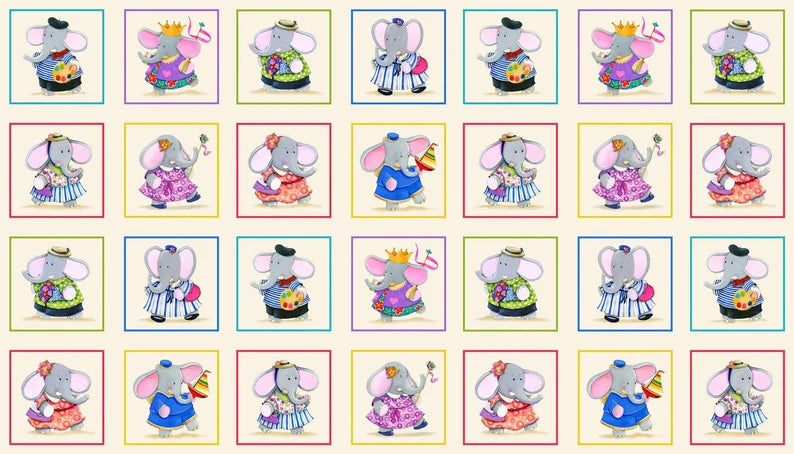 Elephant Friends Panel