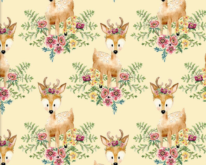 Forest Friends Yellow Deer