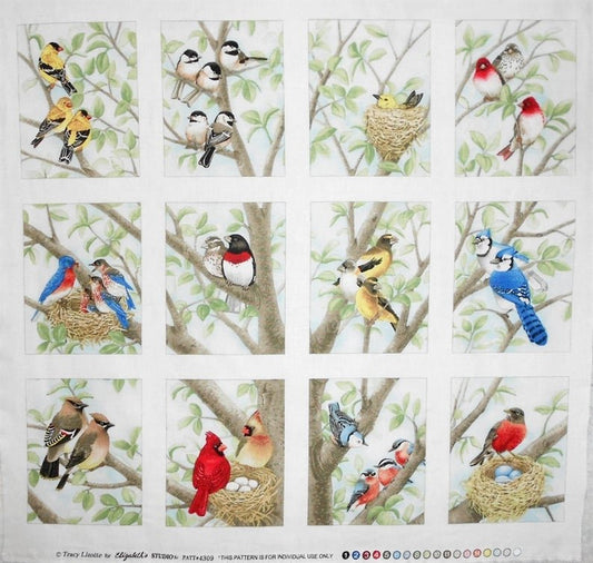 Beautiful Birds Panel