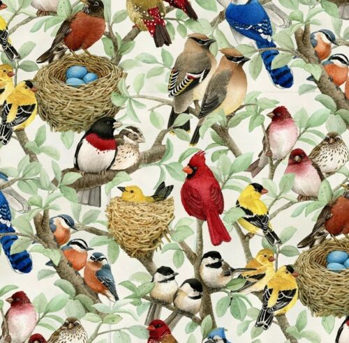 Beautiful Birds Housing Boom Cream