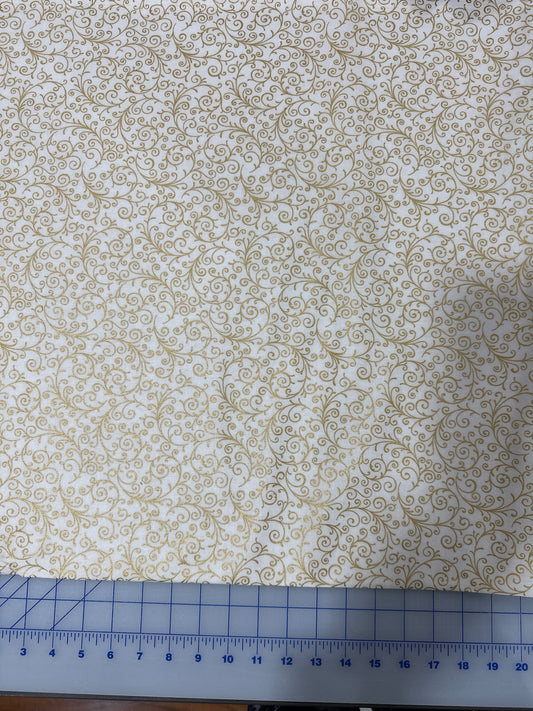 Holiday Flourish 15 Ivory by Robert Kaufman Fabrics