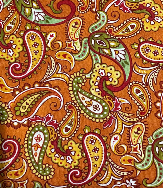 Autumn is Calling - Orange Paisley - Henry Glass