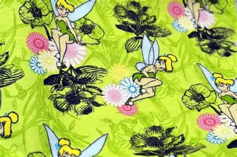 Flannel Tinkerbell Myst Forest