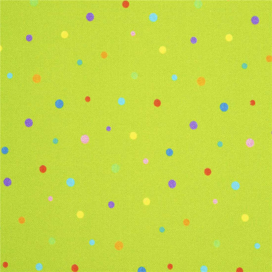 Polkadots on green by Elizabeth Studios