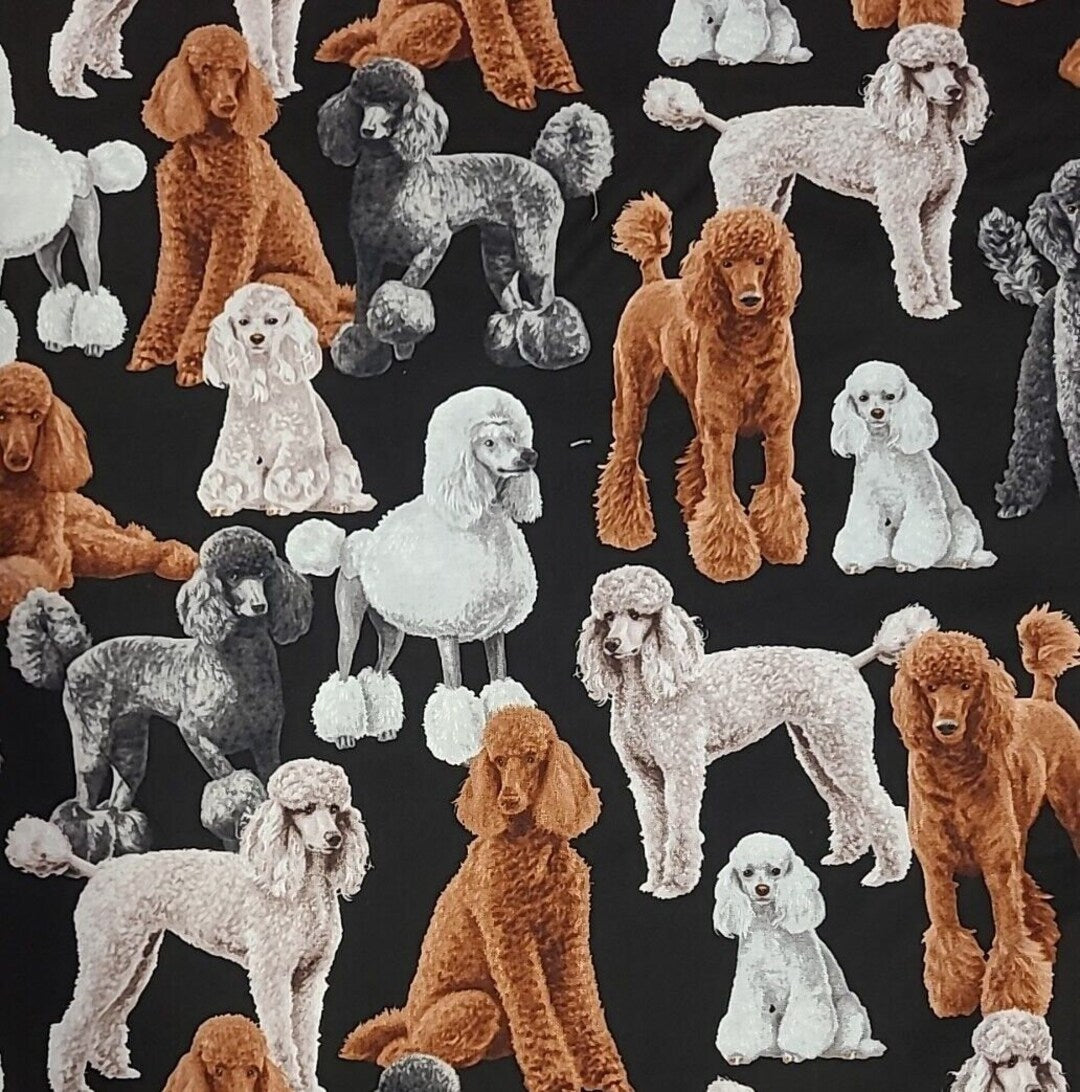 Poodles by Timeless Treasures