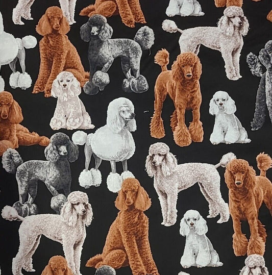 Poodles by Timeless Treasures