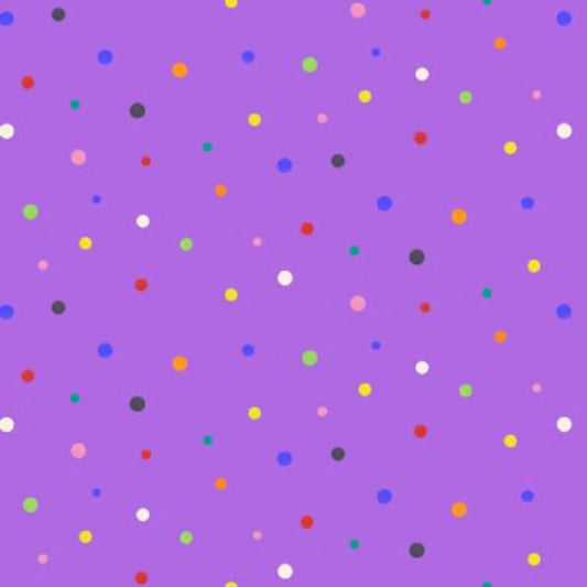 Polkadots on purple by Elizabeth Studios