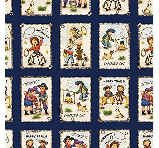 Courtney Rodeo - Home On The Range by Michael Miller Fabrics