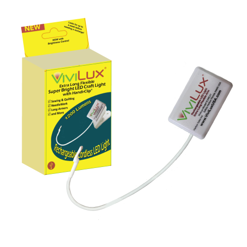 NEW ViviLux Extended Length Super Bright Flexible Craft Light - Velcro